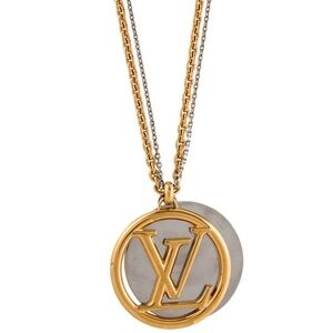 AUTHENTIC Louis Vuitton Collier Louise Pendant Necklace